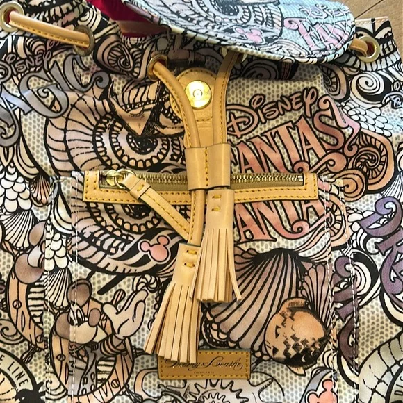 ❤️Wow, Super Rare.. Disney Dooney & Bourke Cruise line Nylon Backpack - Picture 15 of 16